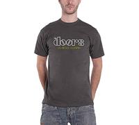 The Doors T Shirt Summer Glare Jim Morrison Band Logo offiziell Herren Nue Grau M