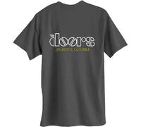 The Doors T Shirt Summer Glare Jim Morrison Band Logo offiziell Herren Nue Grau M