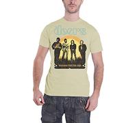 The Doors T Shirt Waiting for The Sun 1968 Tour Logo offiziell Herren Nue Sand L