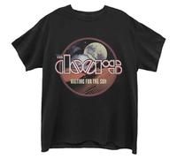 The Doors T Shirt Waiting for The Sun Band Logo Nue offiziell Herren Schwarz M