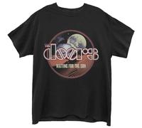 The Doors T Shirt Waiting for The Sun Band Logo Nue offiziell Herren Schwarz XL