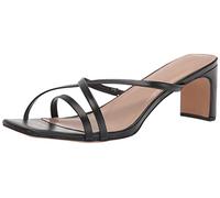 The Drop Amelie Riemchensandalen Karree-Zehenpartie Sandalen mit Absatz, Schwarz, 37.5 EU