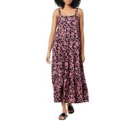 The Drop Damen Britt Maxi-Zeltkleid im Stufendesign, Schwarz/Rosa Paisleymuster, XL