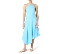 The Drop Damen Ciga Neckholder Leinen Maxikleid Skyway M