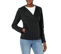 The Drop Damen Langärmelige Strick-Bikerjacke von @caralynmirand, Schwarz, M