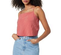 The Drop Helia Relaxed Cropped Tank Top Tanktop, Dusty Cedar, M