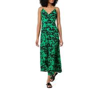 The Drop Isa V-Neck Maxi Dress Maxikleid, Grünes Blattmuster, S