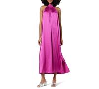 The Drop Maxikleid für Damen, Arlette Seidiger Stretch und Neckholder, Wildes Lila, XL