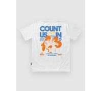 The Dudes Count Us In T-Shirt offwhite Herren Gr. S