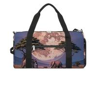 The Elephant Walks Turnbeutel für Damen und Herren, wasserdichte Sporttasche, große Reisetasche für Reisen, Workout