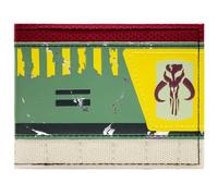 The Empire Strikes Back Star Wars Mandalorian Boba Fett Kampf getragene Rüstung Grün Portemonnaie Geldbörse