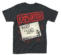 The Exploited Herren T-Shirt schwarz schwarz Small Gr. S, schwarz