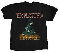 The Exploited - Männer The Massacre T-Shirt, Large, Black
