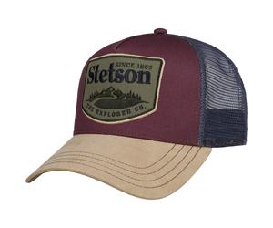 The Explorer Co. Trucker Cap by Stetson bordeaux One Size Small