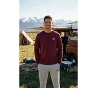 THE FACE OF ELEMENTS ELEMENT - REGULAR FIT SWEATSHIRT AUS 100% BIO-BAUMWOLLE Maroon (rot) XXL