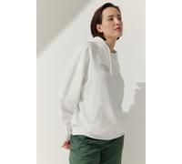 THE FASHION PEOPLE - Oversized Coffee Hoody warm white print - Gr. - M/L