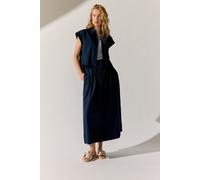 THE FASHION PEOPLE - Skirt Poplin Solid night blue - Gr. - 42