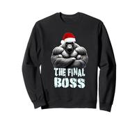 The Final Boss Silverback Gorilla Weihnachtsmütze Sweatshirt