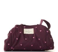 The Flat Lay Co. Parachute Drawstring Flat Lay Makeup Bag - Burgundy Hearts LOOKFANTASTIC EXCLUSIVE