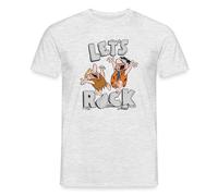 The Flintstones Fred Und Barney Let's Rock Männer T-Shirt