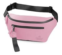 The Friendly Swede Bauchtasche Damen, Herren - Stylisch Gürteltasche Fanny Pack, Hüfttasche, Waist Bag VRETA Bum Bag Rosa