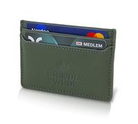 The Friendly Swede Brieftasche Kreditkartenhalter für die Fronttasche - Vreta (Grün Matt)