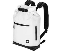 The Friendly Swede Laptop Rucksack Wasserdicht mit 13 Zoll Laptopfach - GRANEBERG City Tagesrucksack - Rolltop Kurierrucksack, Städtisch, zweckbetont für Damen und Herren - 15L (Weiß)