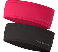 The Friendly Swede Stirnband - Kopfband, Headband für optimalen Ohrenschutz beim Jogging, Laufen, Wandern, Fahrrad- und Motorrad Fahren - Stirnbänder für Damen und Herren