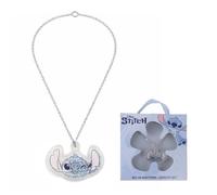 The Geeky Pop Disney Stitch Halskette Kinder - Transparenter Stitch Anhänger mit Kette - Modeschmuck Lilo & Stitch - Geschenk Mädchen Disney Fans