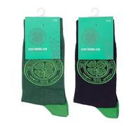 The Gift Scholars Herren Twin Casual Celtic FC Socken, 7-11 (2er Pack)
