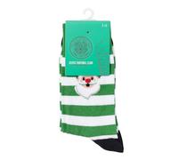 The Gift Scholars Offiziell lizenzierte keltische Socken für Herren und Jungen, Fußball-Fan, lässige Crew-Socken für den Alltag, Weihnachtsstreifen, 7-11