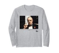 The Godfather Iconic Epic Don Corleone Quote Retro Portrait Langarmshirt