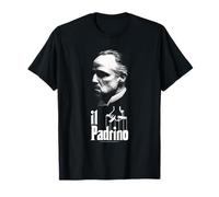 The Godfather Il Padrino T-Shirt - Schwarz, Unisex, Kurzarm, Klassisch, S