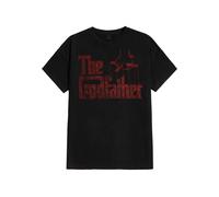 The Godfather - Logo Brown - T-Shirt - Schwarz - S - 100% Baumwolle,Jersey Schwarz S