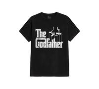 The Godfather - Logo White - T-Shirt - Schwarz - S - 100% Baumwolle,Jersey Schwarz S