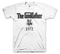 The Godfather Offizielles Lizenzprodukt 1972 Herren T-Shirt (Weiß), X-Large