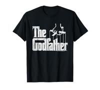 The Godfather T-Shirt - Herren, Schwarz, S, Kurzarm, Klassische Passform, Offizielles 'The Godfather' Logo