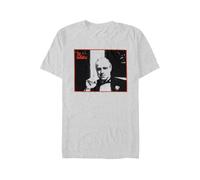 The Godfather - The Godfather Brando Grey/Red Border - T-Shirt - Grau - M - 90% Baumwolle, 10% Polyester Grau M