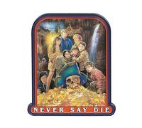 The Goonies Anstecknadel zum 40. Jahrestag "Never Say Die", limitierte Auflage, offizielles Sammlerstück, Geschenk für Filmfans und Erinnerungsstück-Sammler