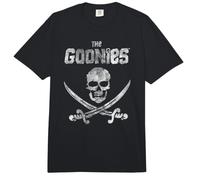 The Goonies Flag on Black Comfort Colors Adult Heavyweight T-Shirt