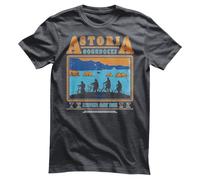 The Goonies Offizielles Lizenzprodukt Astoria Goondocks Herren-T-Shirt (Dunkel-Heather), Large