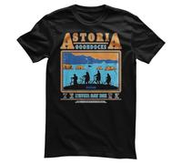The Goonies Offizielles Lizenzprodukt Astoria Goondocks Herren-T-Shirt (Schwarz), Large