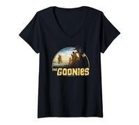 The Goonies Pirate Ship T-Shirt mit V-Ausschnitt