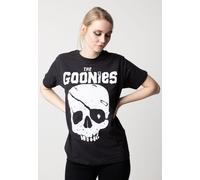 The Goonies - Skull & Logo - T-Shirt - Schwarz - S - 100% Baumwolle Schwarz S