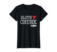 The Goonies Sloth Heart Chunk T Shirt T-Shirt, Damen, Schwarz, M