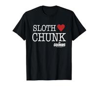 The Goonies Sloth Heart Chunk T Shirt T-Shirt, Herren, Schwarz, M