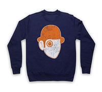 The Guns Of Brixton Clockwork Orange Droog Face Erwachsenen Sweatshirt, Ultramarinblau, XL