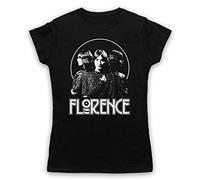 The Guns Of Brixton Florence Welch Florence and The Machine Triple Face Damen T-Shirt, Schwarz, Medium