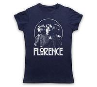 The Guns Of Brixton Florence Welch Florence and The Machine Triple Face Damen T-Shirt, Ultramarinblau, Medium