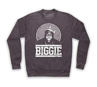 The Guns Of Brixton Notorious Big Biggie Tribute Erwachsenen Sweatshirt, Holzkohle, Large